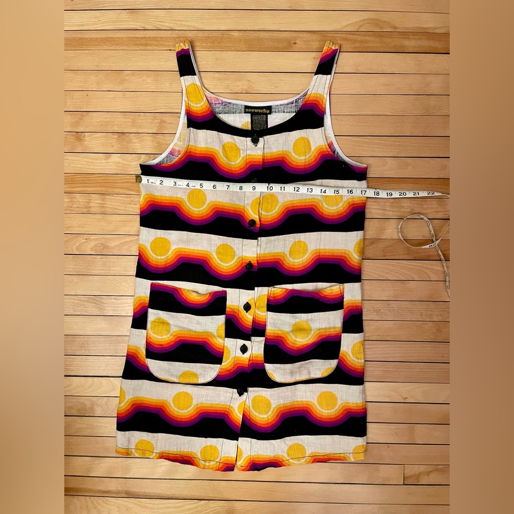 Nooworks Striped Sleeveless Linen Dress